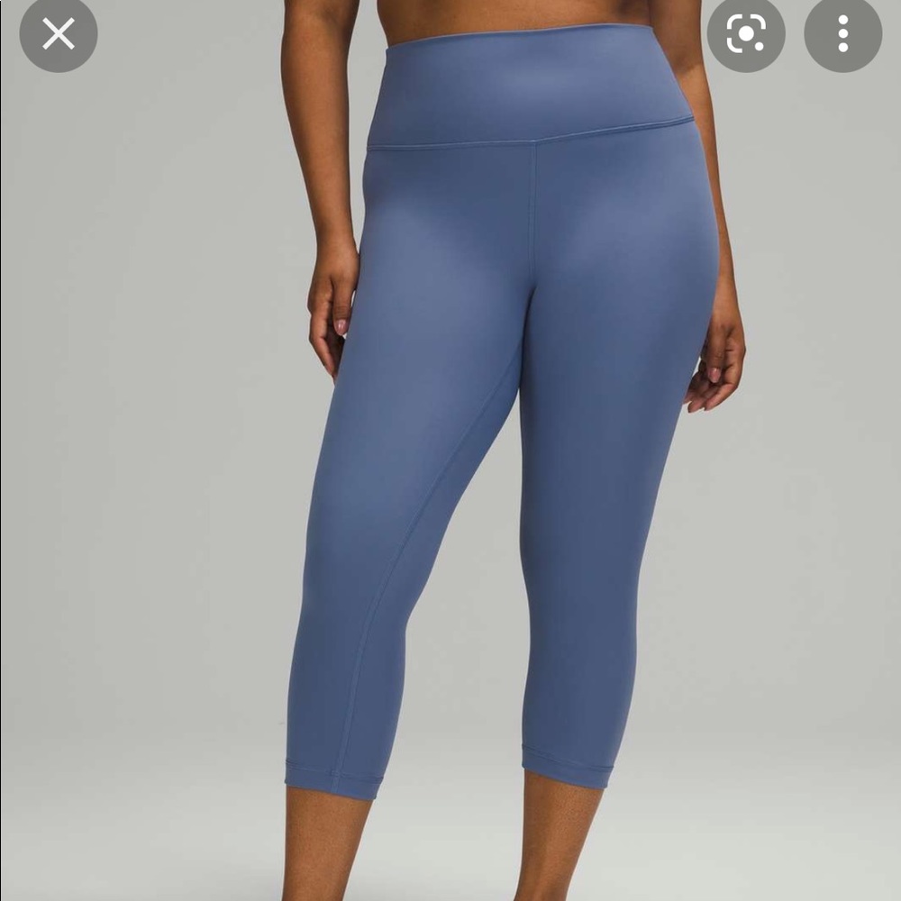 Lululemon Wunder Under High-Rise Crop 23” in Water Drop Luxtreme